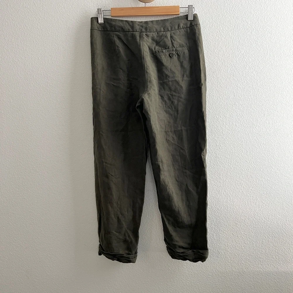 Aritzia Wilfred Linen Allant Crop Pants